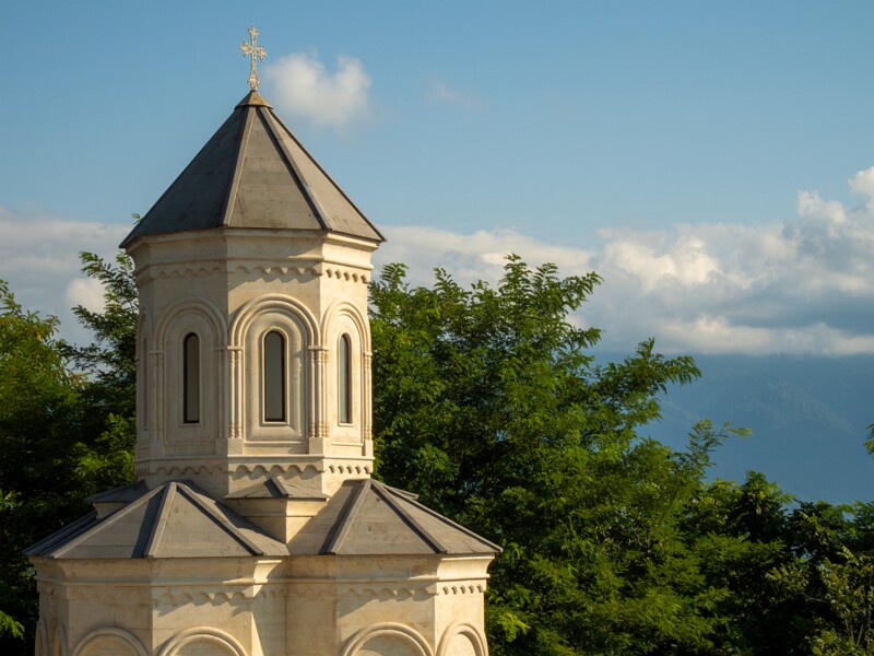 Mountain Mtirala St. Nicolas Church